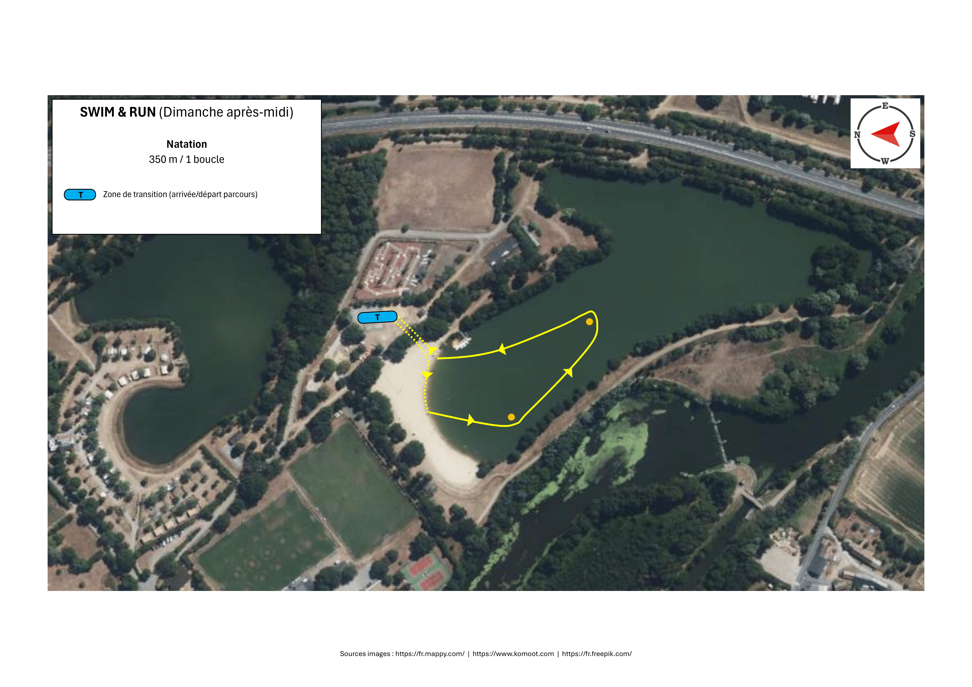 Spaycificraces 2025 parcours sr natation