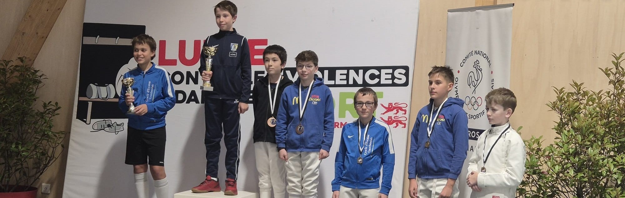 Bon début de saison pour les jeunes du Cercle d’Escrime Castelnodais à Hérouville-Saint-Clair