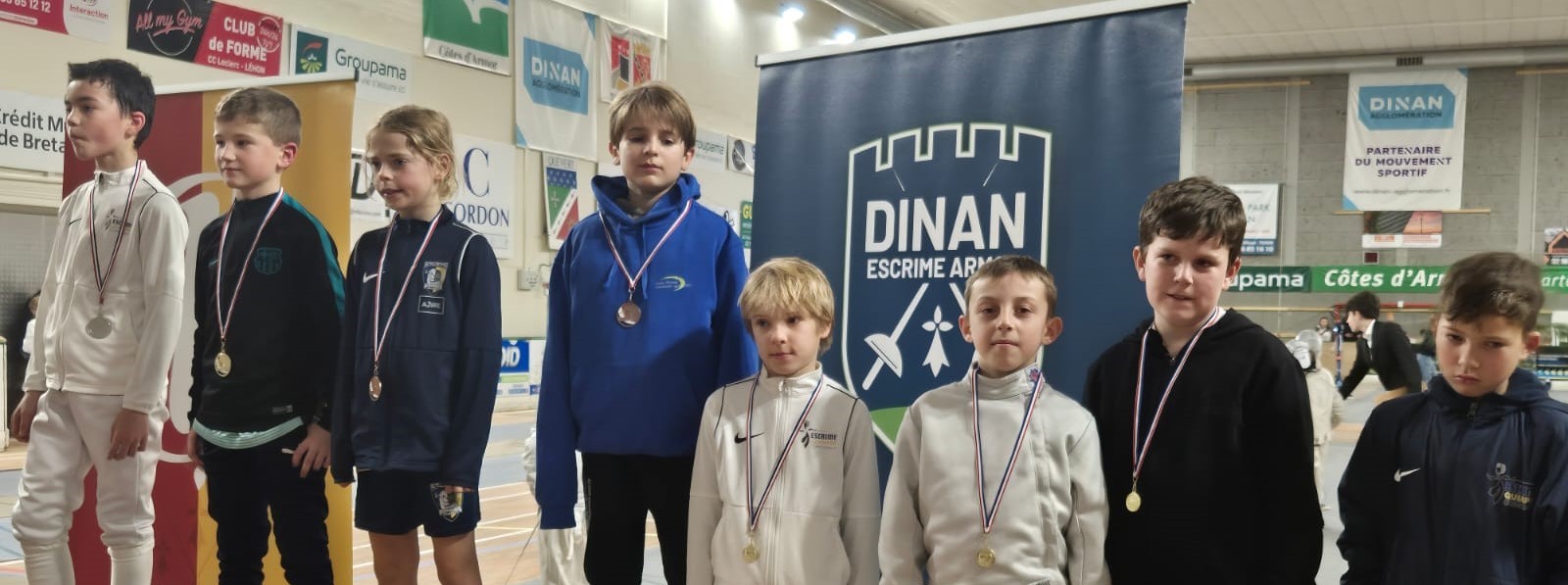 Le Cercle d'Escrime ramène cinq médailles du challenge de Dinan