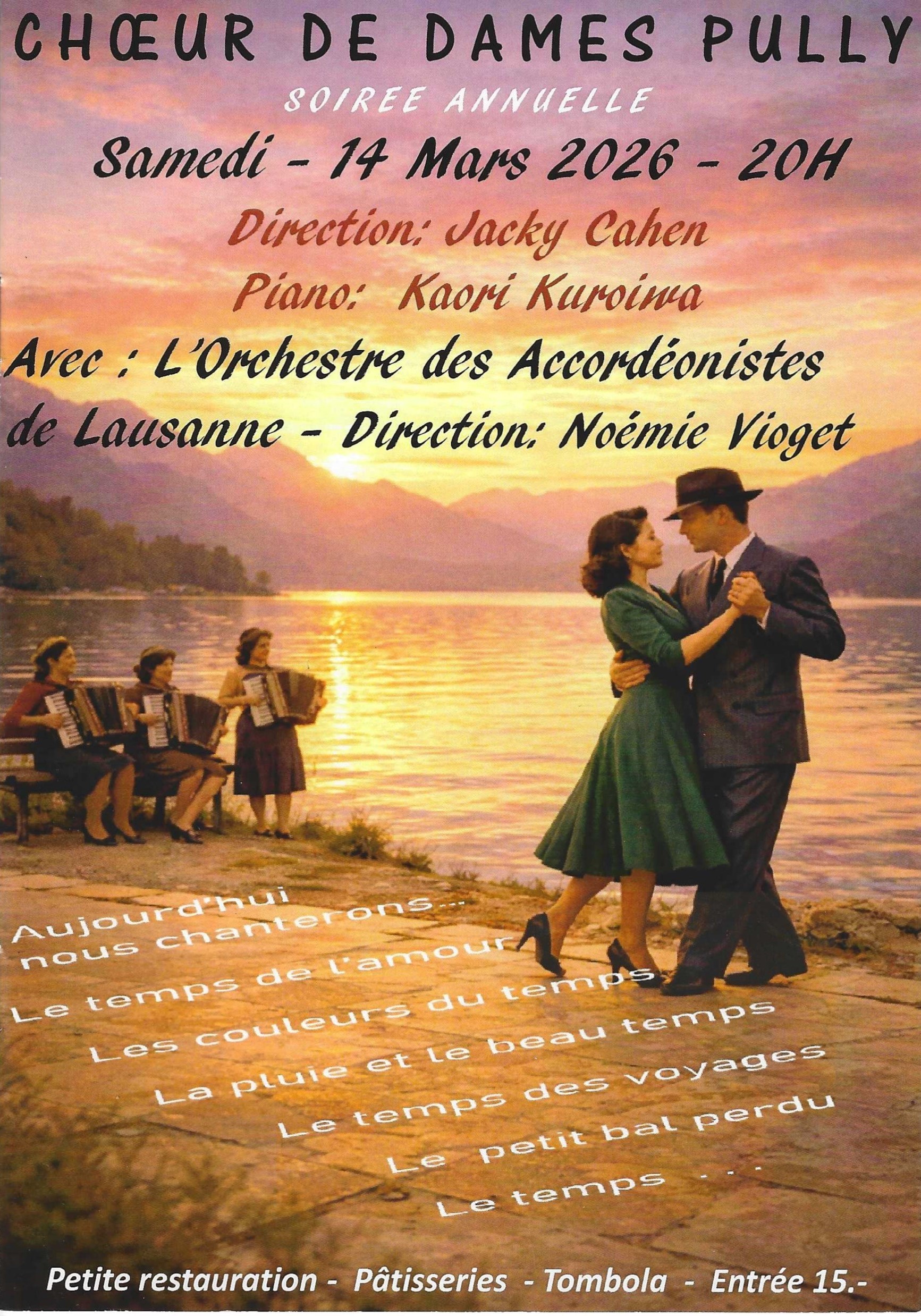 Soiree choeur dames pully