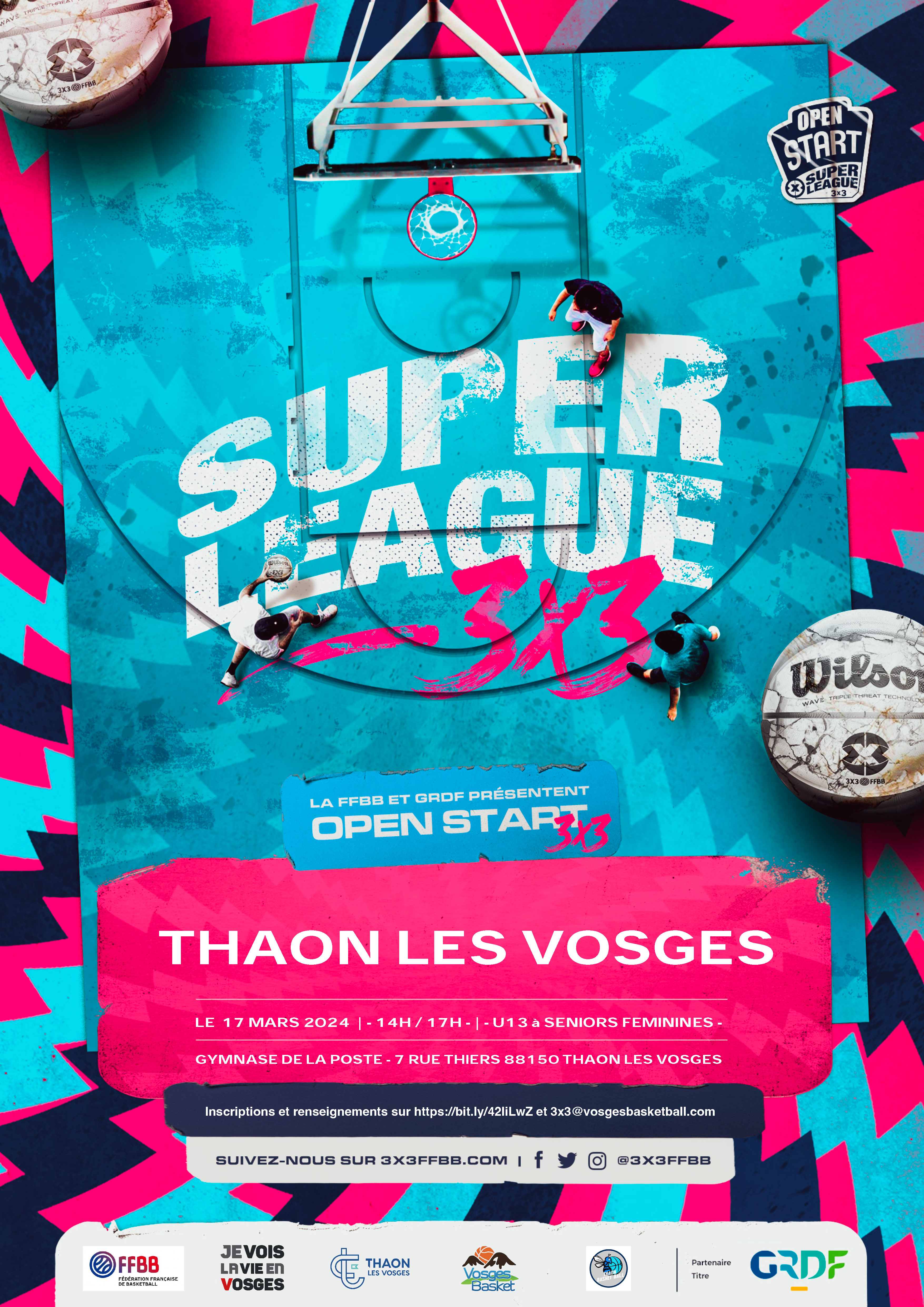 Affiche open start a3 modifiable