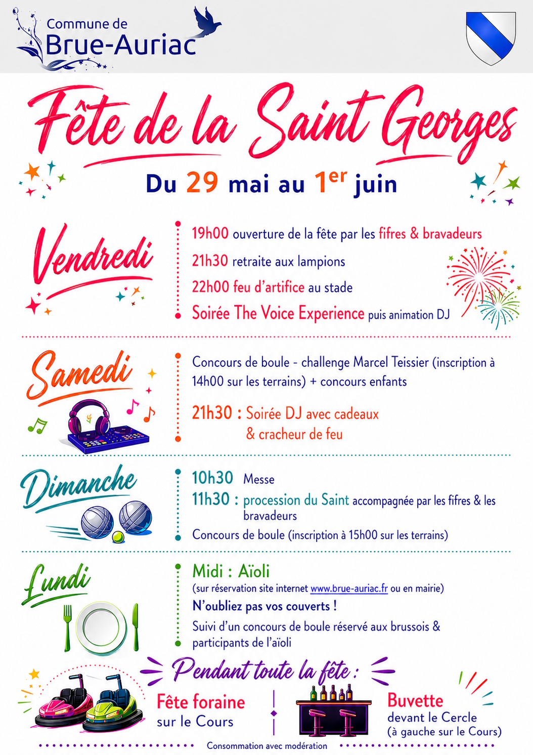 Programme de la St Georges