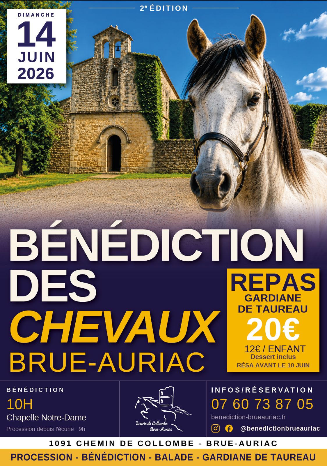 Bénédiction des chevaux