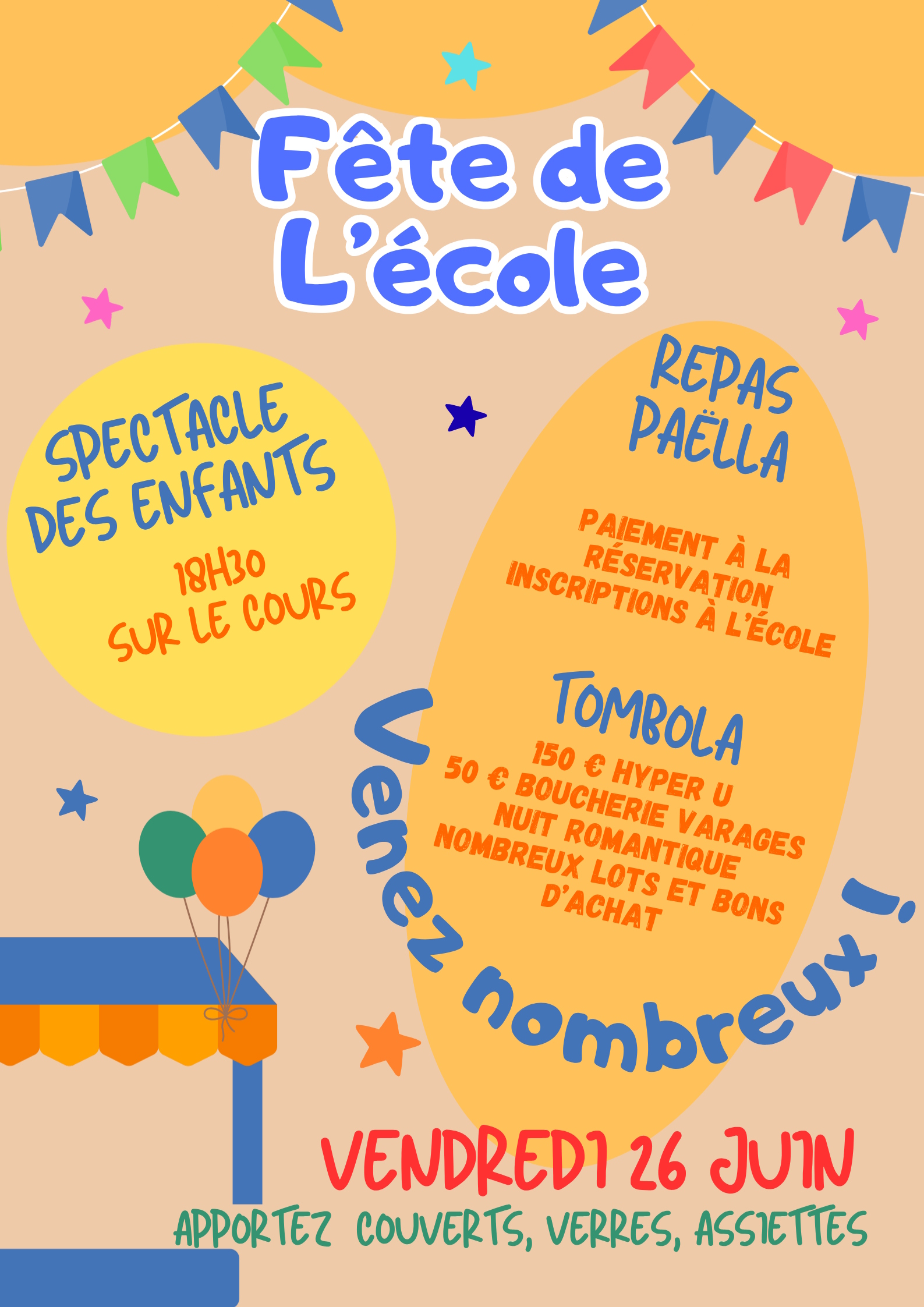 Fête de l'école