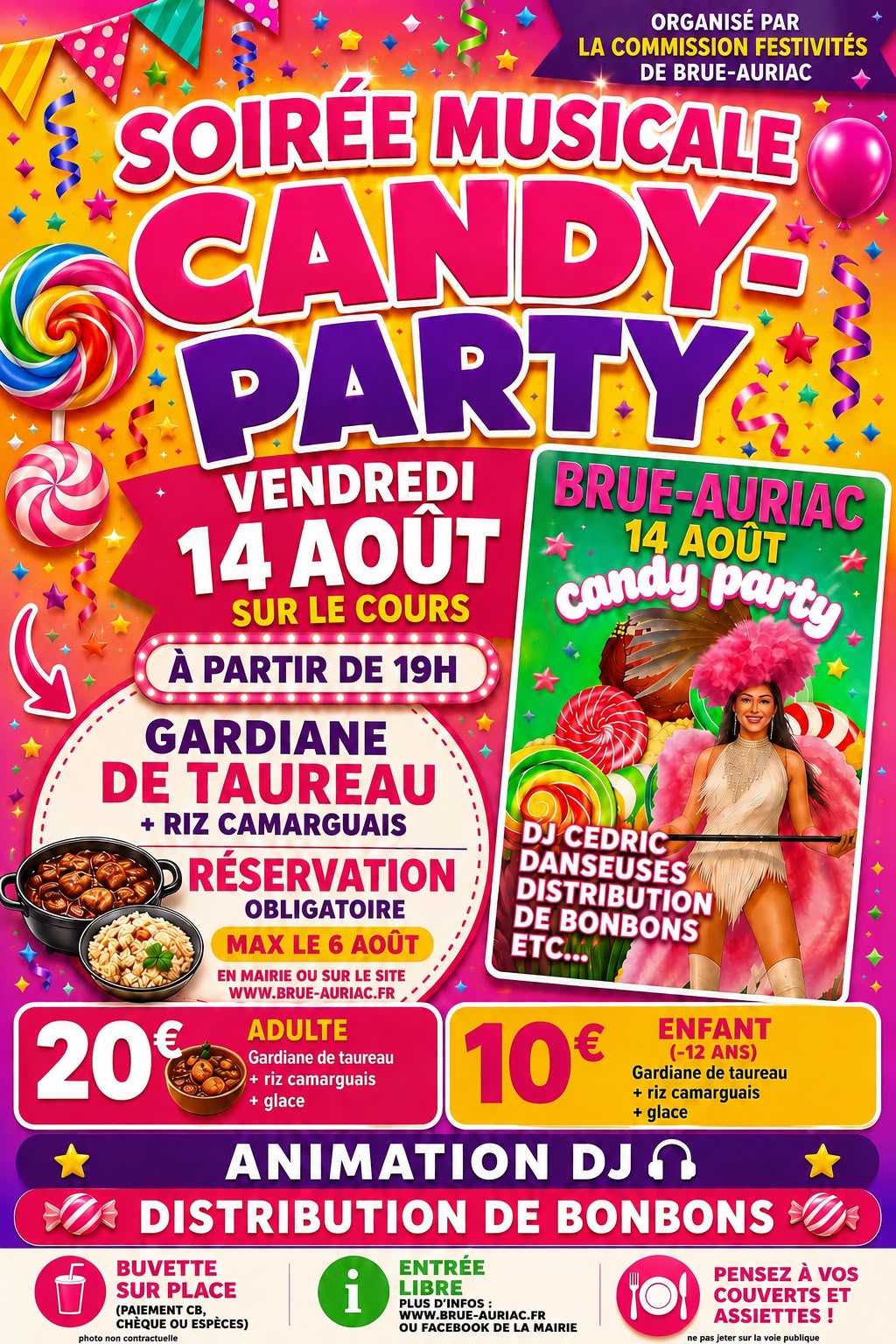Soirée Candy party du 14 Août