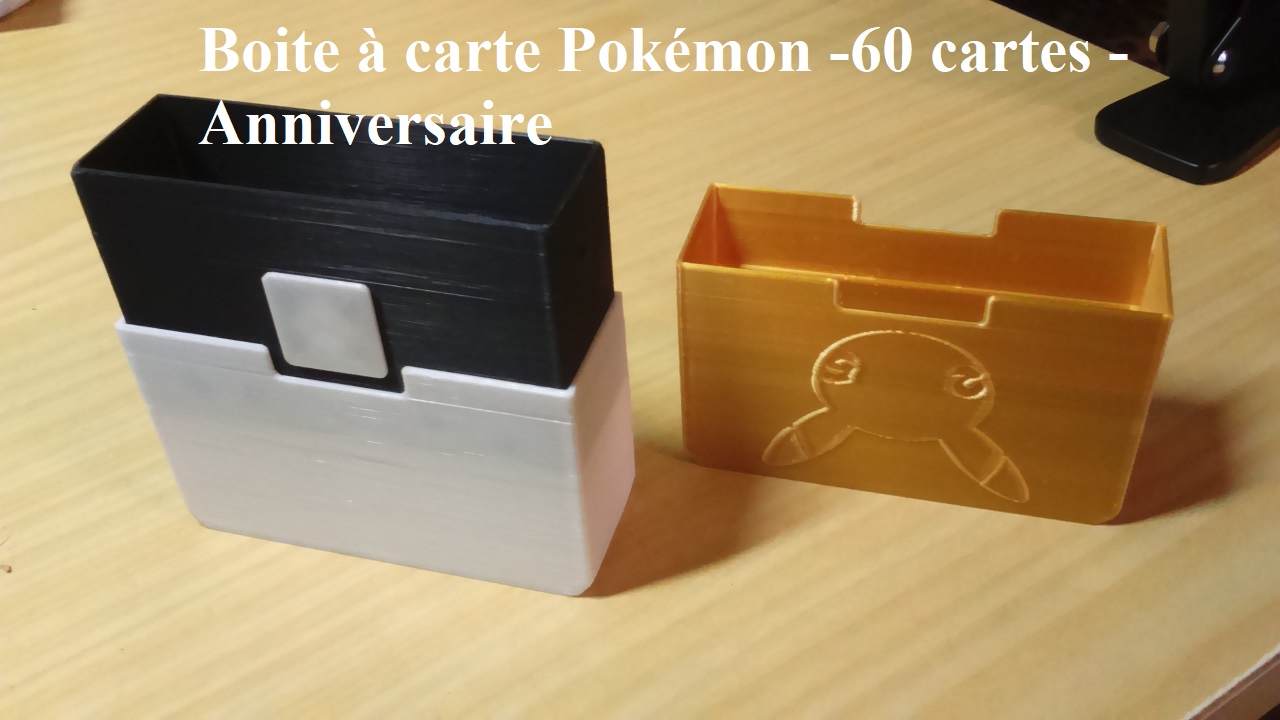 02 boite a carte pokemon 60 cartes anniversaire 2 