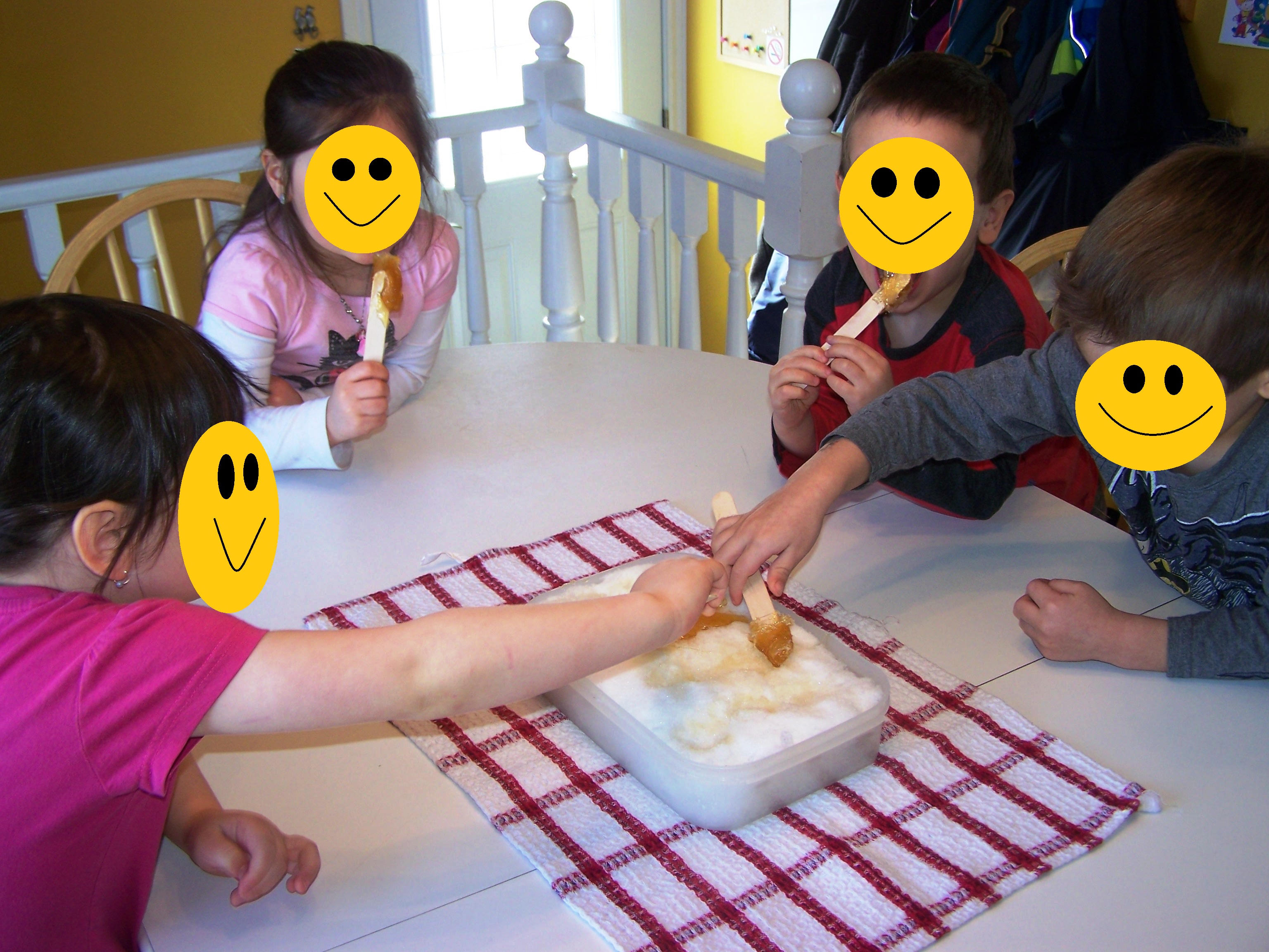 20140318 degustation produits erable tire sur neige 1 