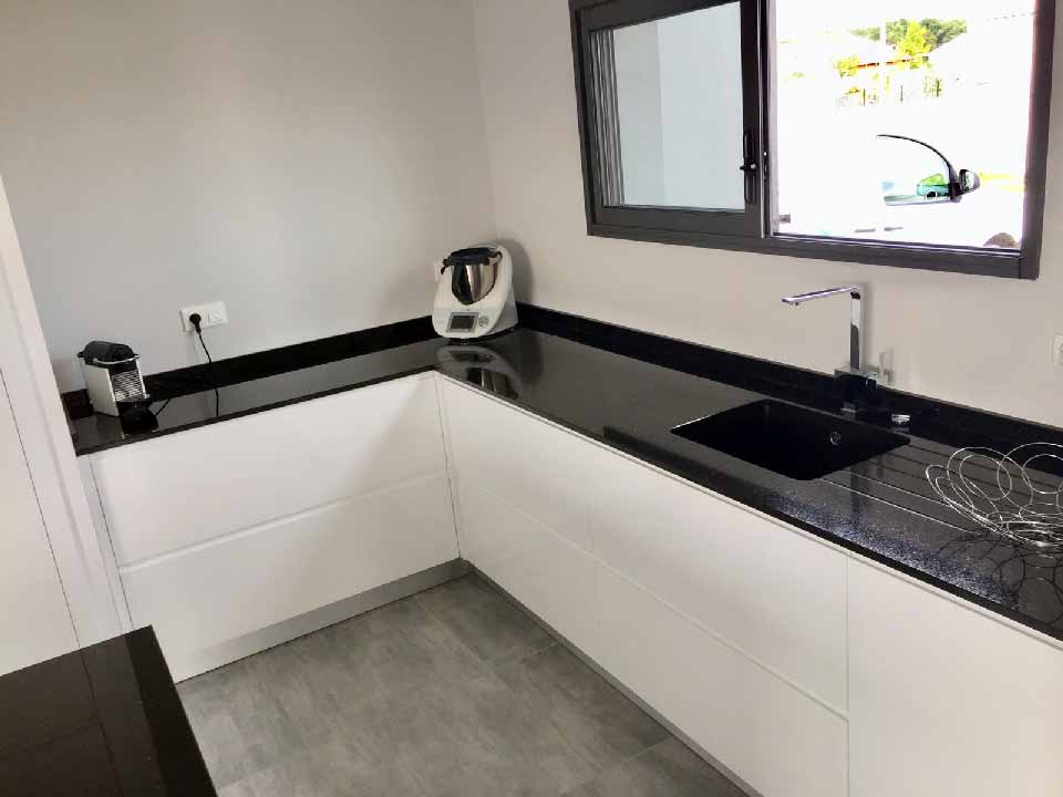 Cuisine granit noir