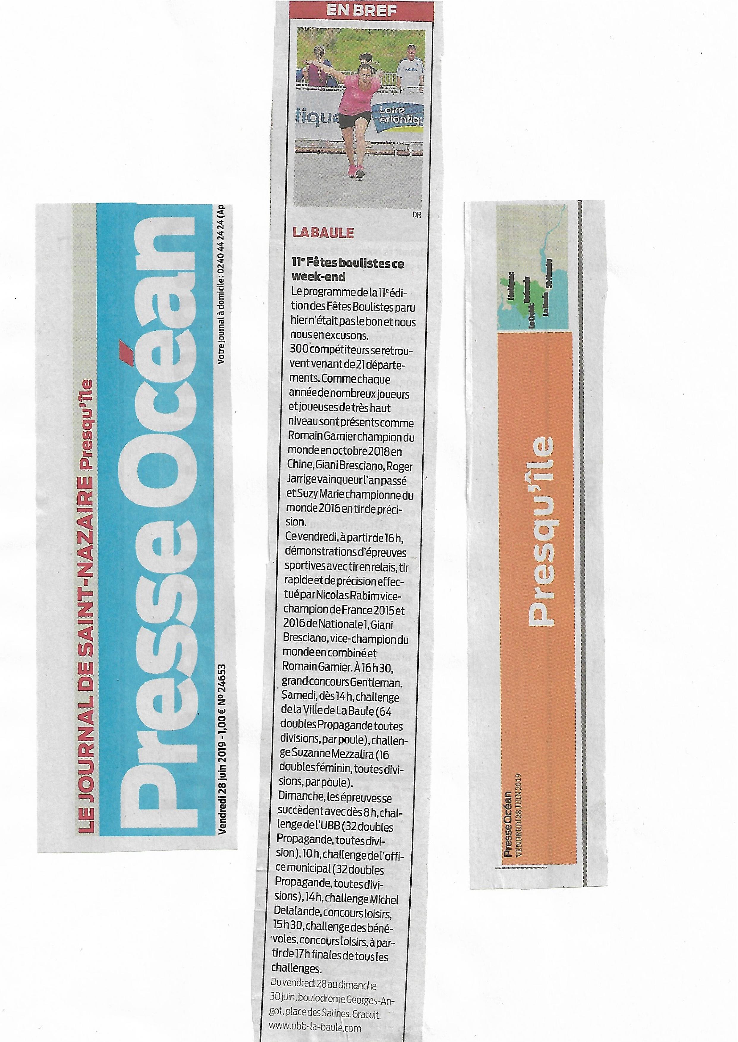 Article Presse Ocean du 28 juin 2019 page 001