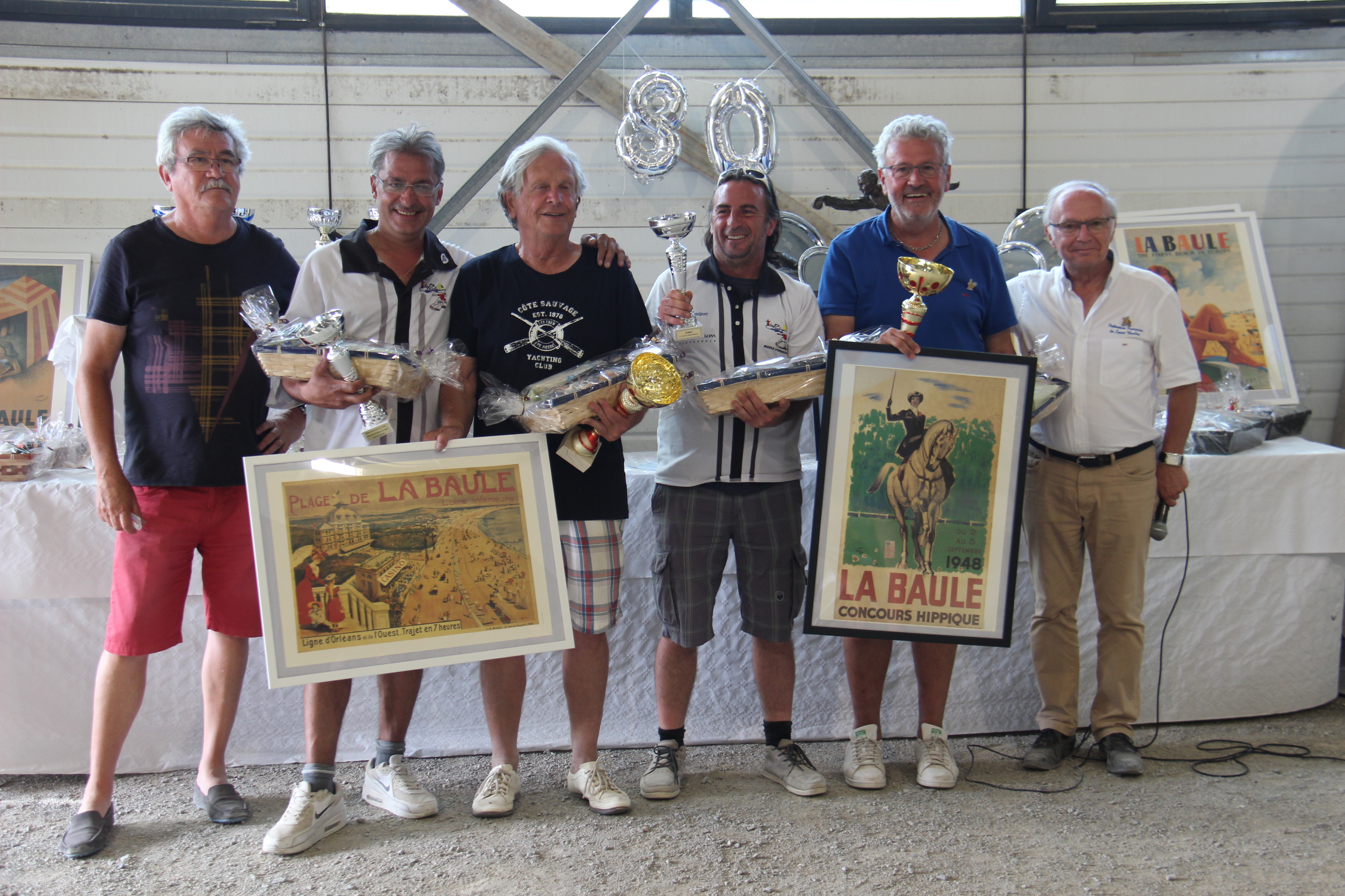 Herve et Daniel vainqueurs du 2eme complementaire avec Giani BRESCIANO 2019