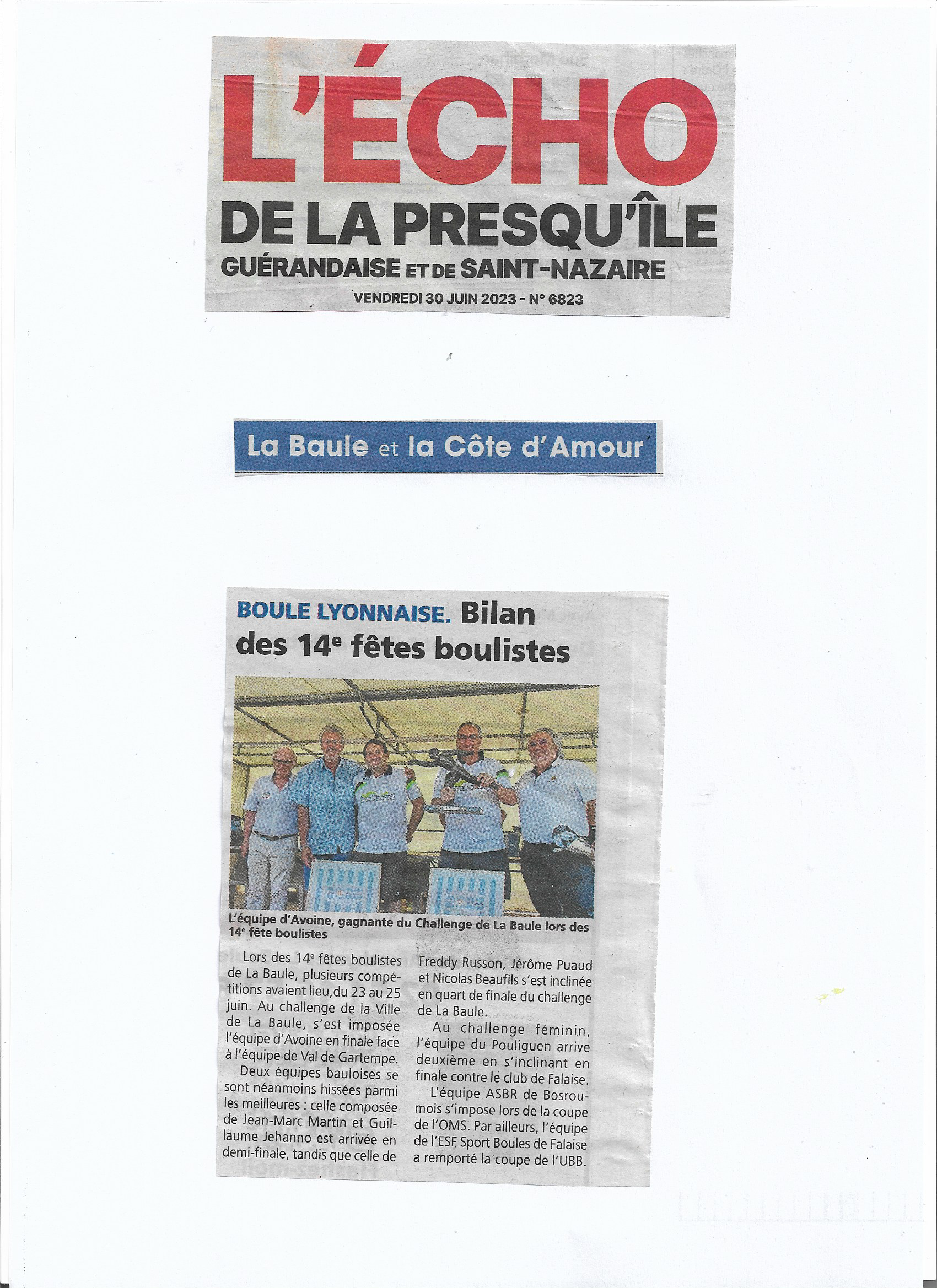 Article-l-Echo-de-la-Presqu-ile-du-vendredi-30-juin-2023