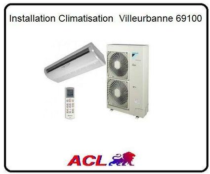 installation climatisation villeurbanne 69100