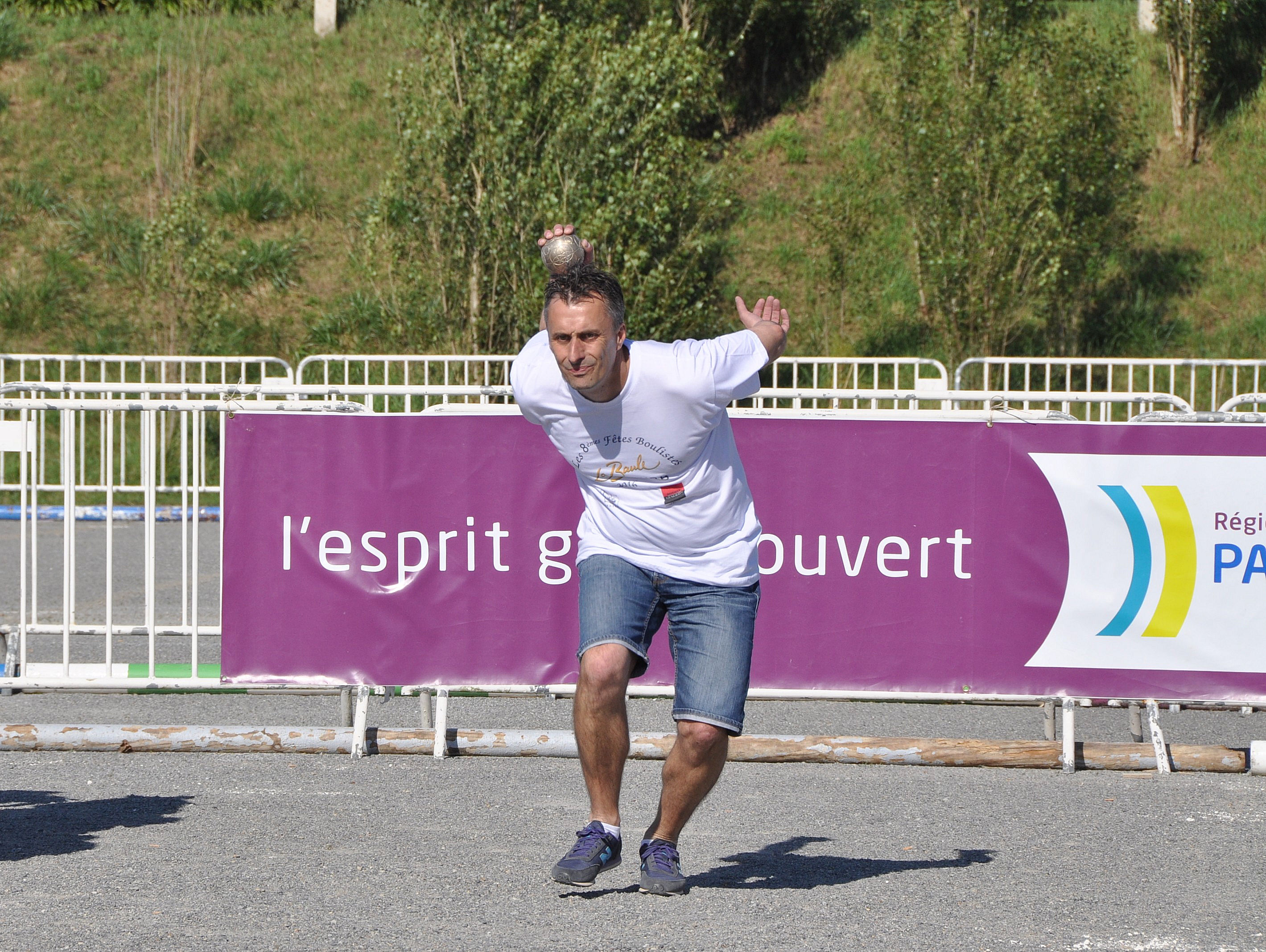 Fabrice guillermo lors du concours gentleman de la baule 2016 