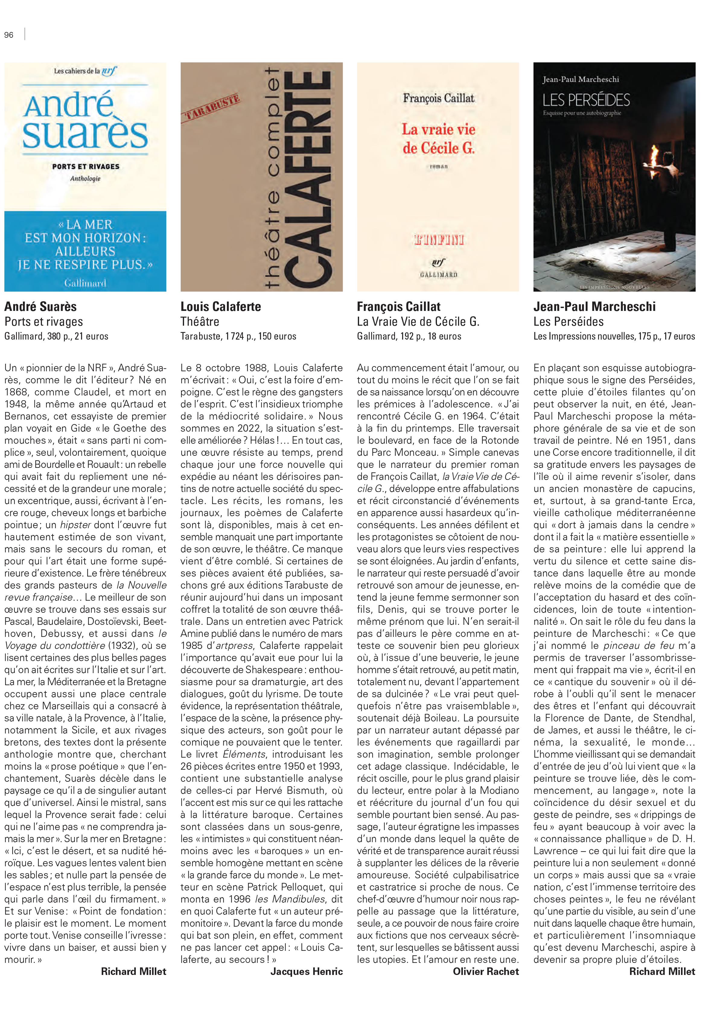 Artpress 496 fevrier 2022 calaferte bis