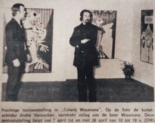 André Vereecken en Luk Waumans in 1972.