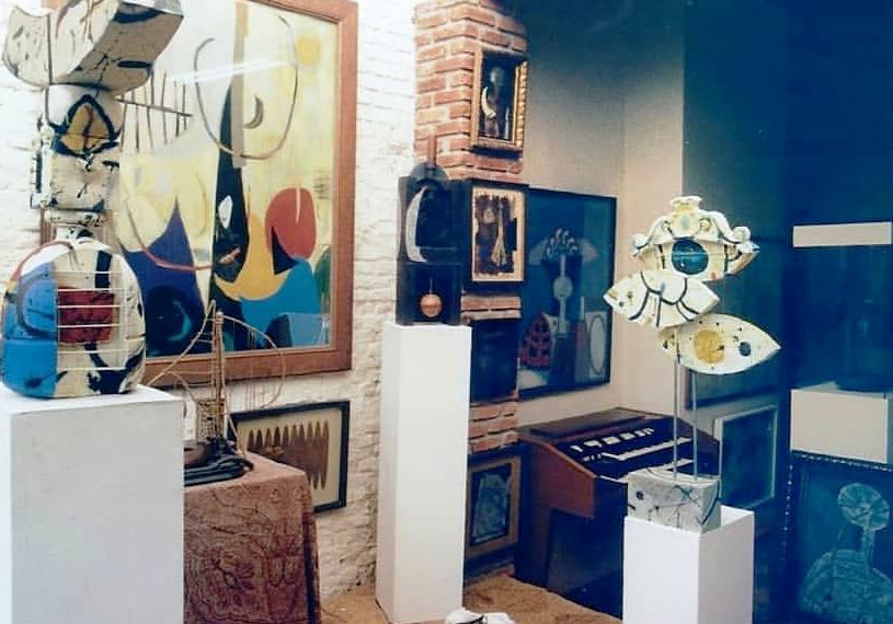 Photo de la galerie privée de l’artiste fantastique André Vereecken.