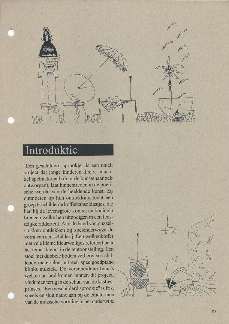 Persmap een geschilderd sprookje 3 