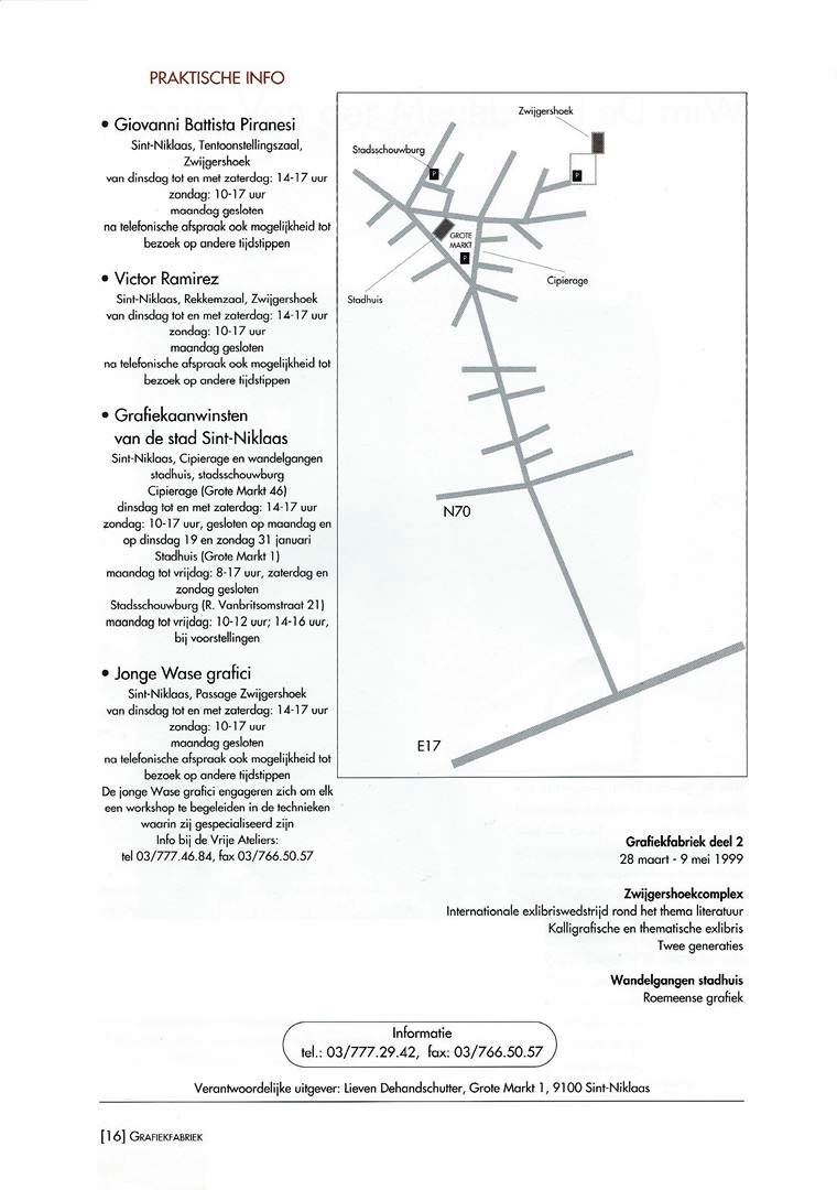 Grafiekfabriek 1999 Grafiekaanwinsten van de Stad Sint-Niklaas 3