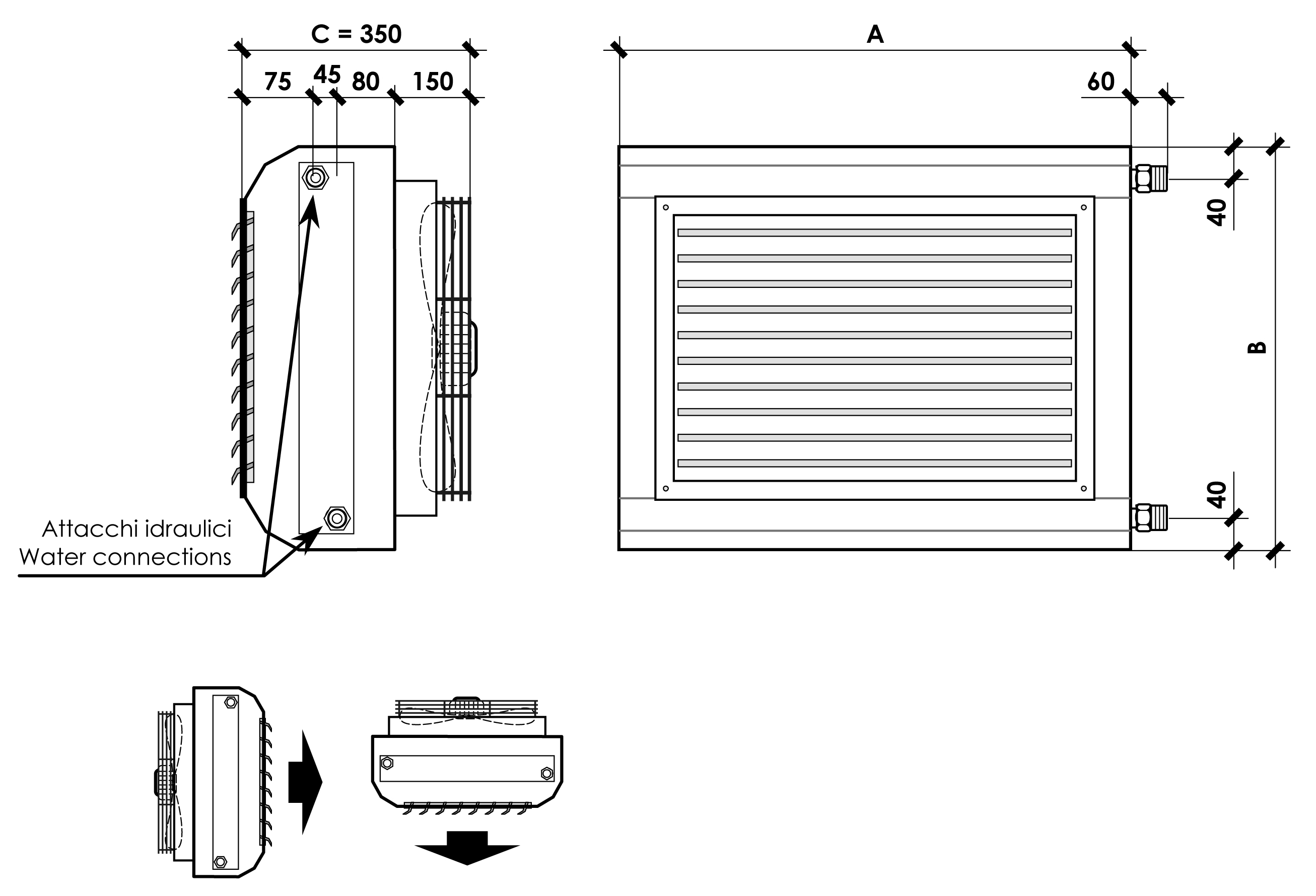 Dimensiones XT XA