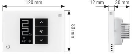 Smart-fan-dimensiones