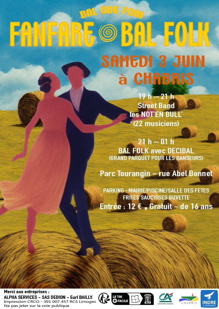 Fanfare et bal folk à Chabris