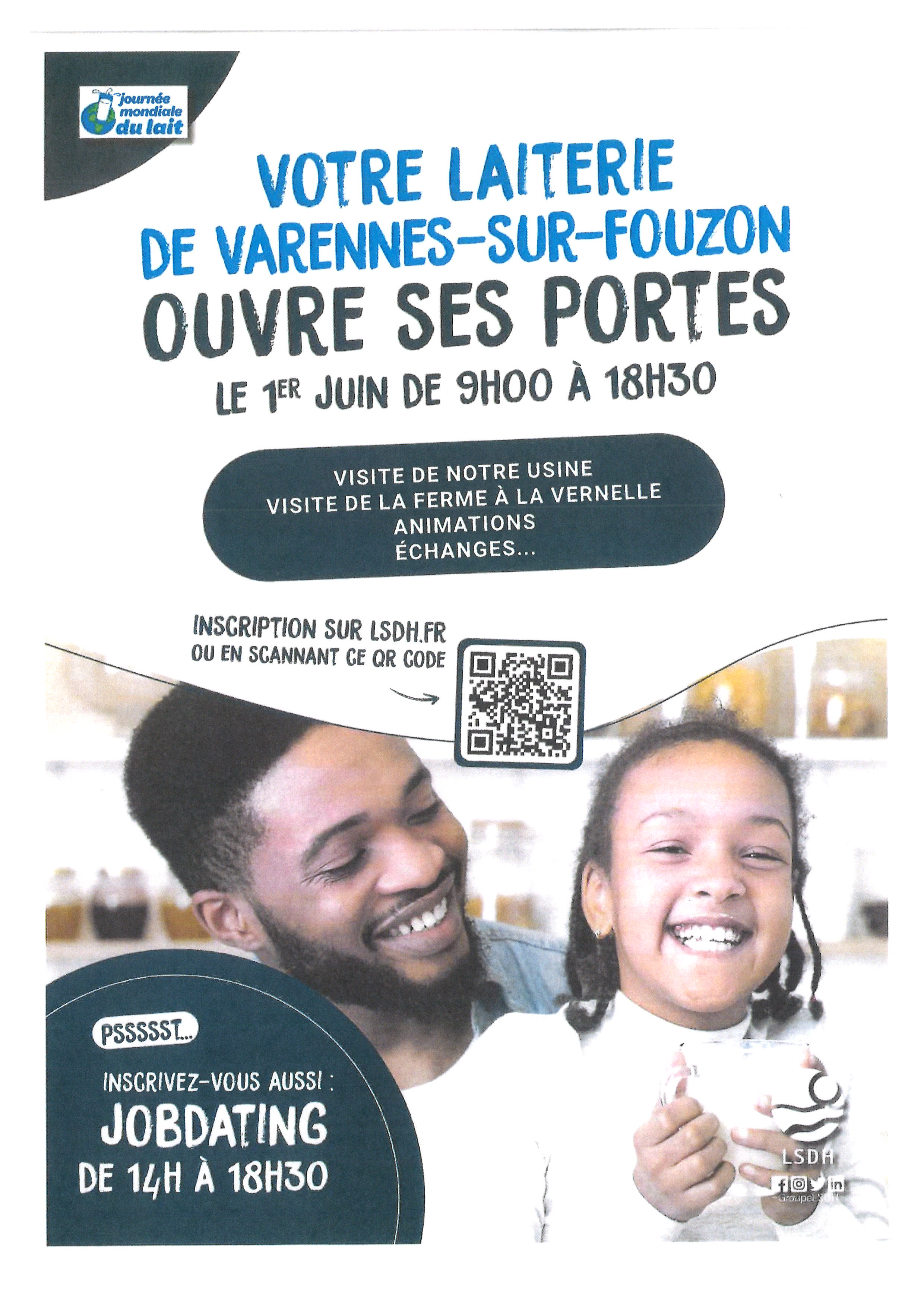 Portes ouvertes à la laiterie de Varennes sur Fouzon