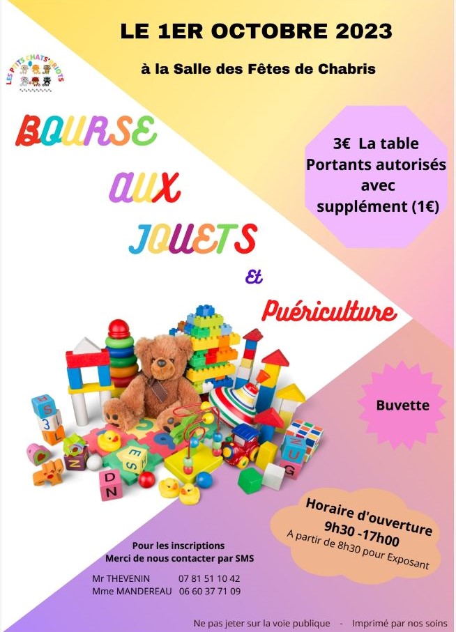 Bourse aux jouets et puériculture