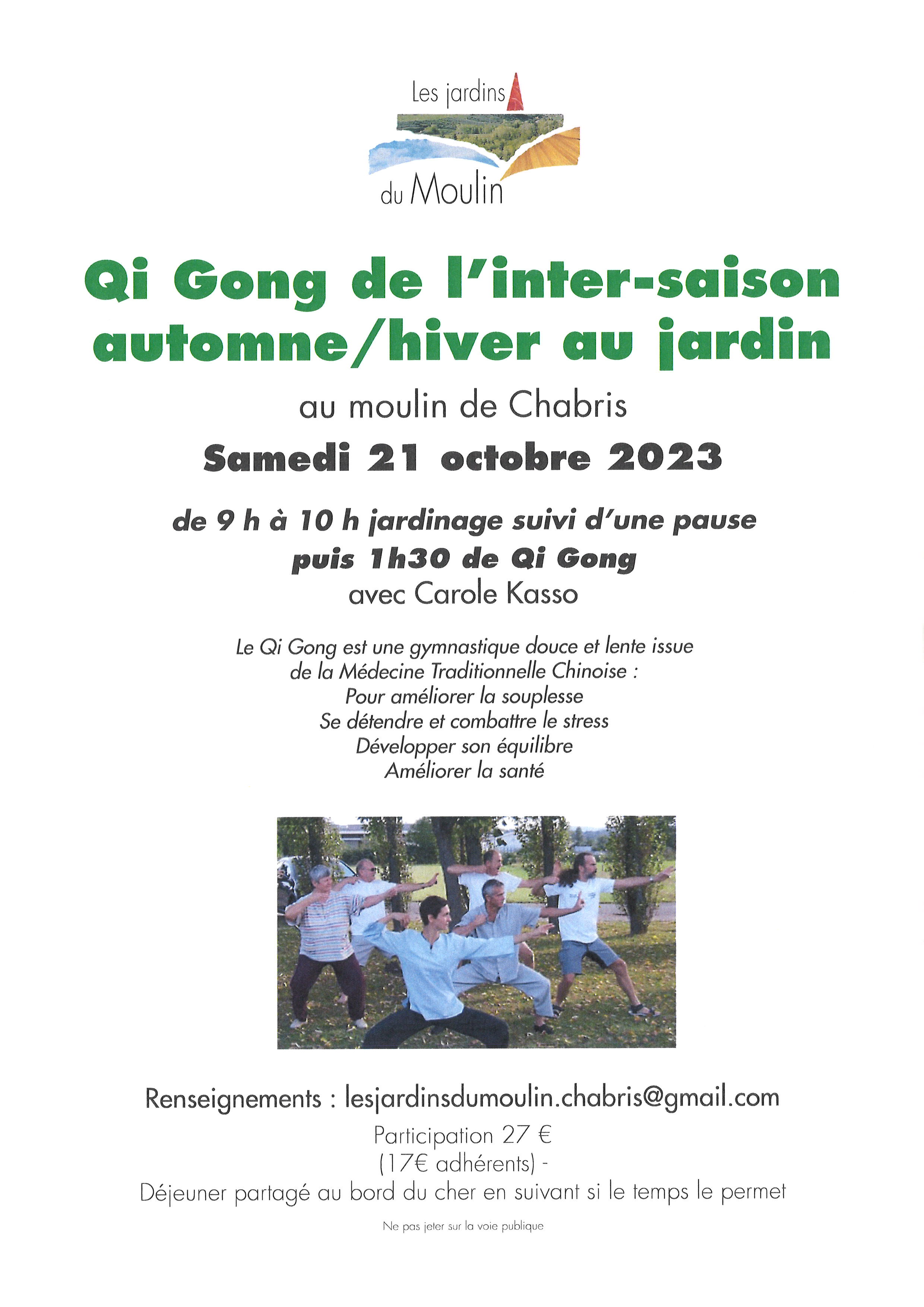 Qi Gong et jardinage