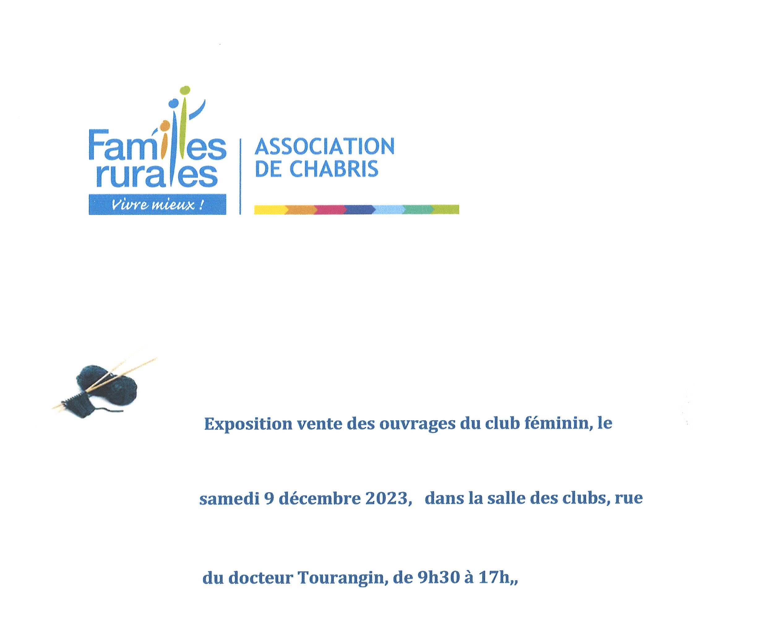 Expo-vente du club féminin
