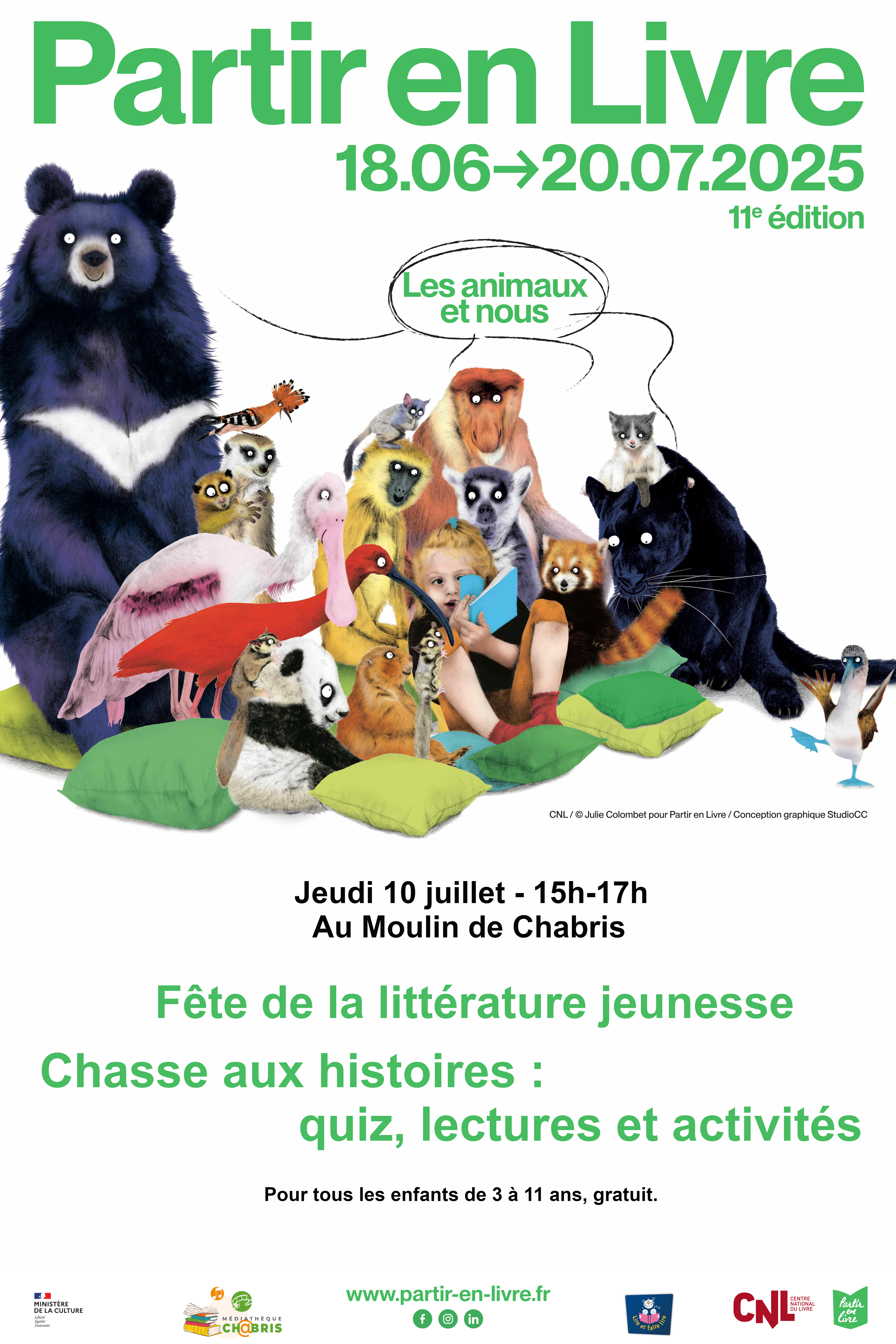 Médiathèque : partir en livre