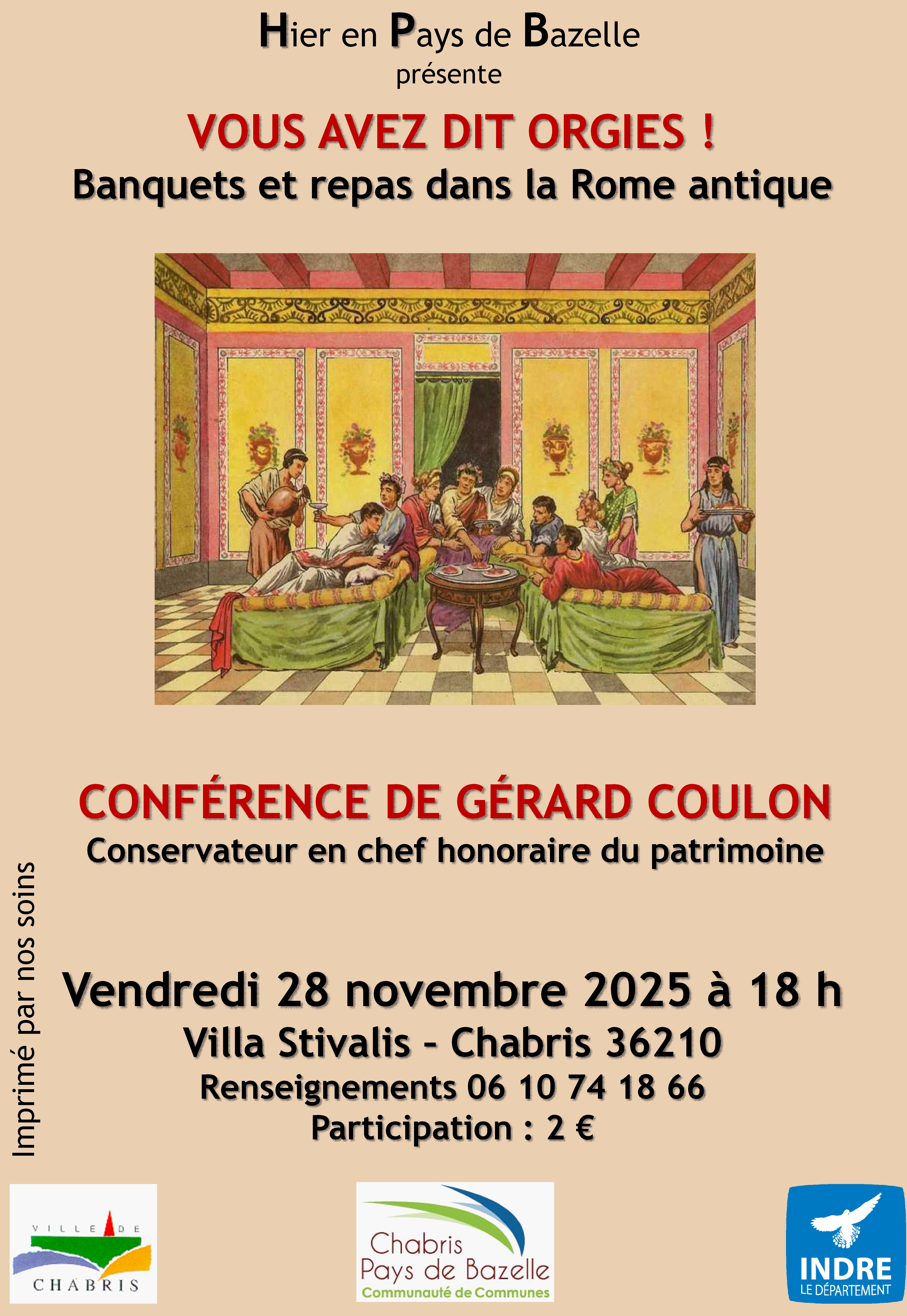 Hier en Pays de Bazelle : conférence