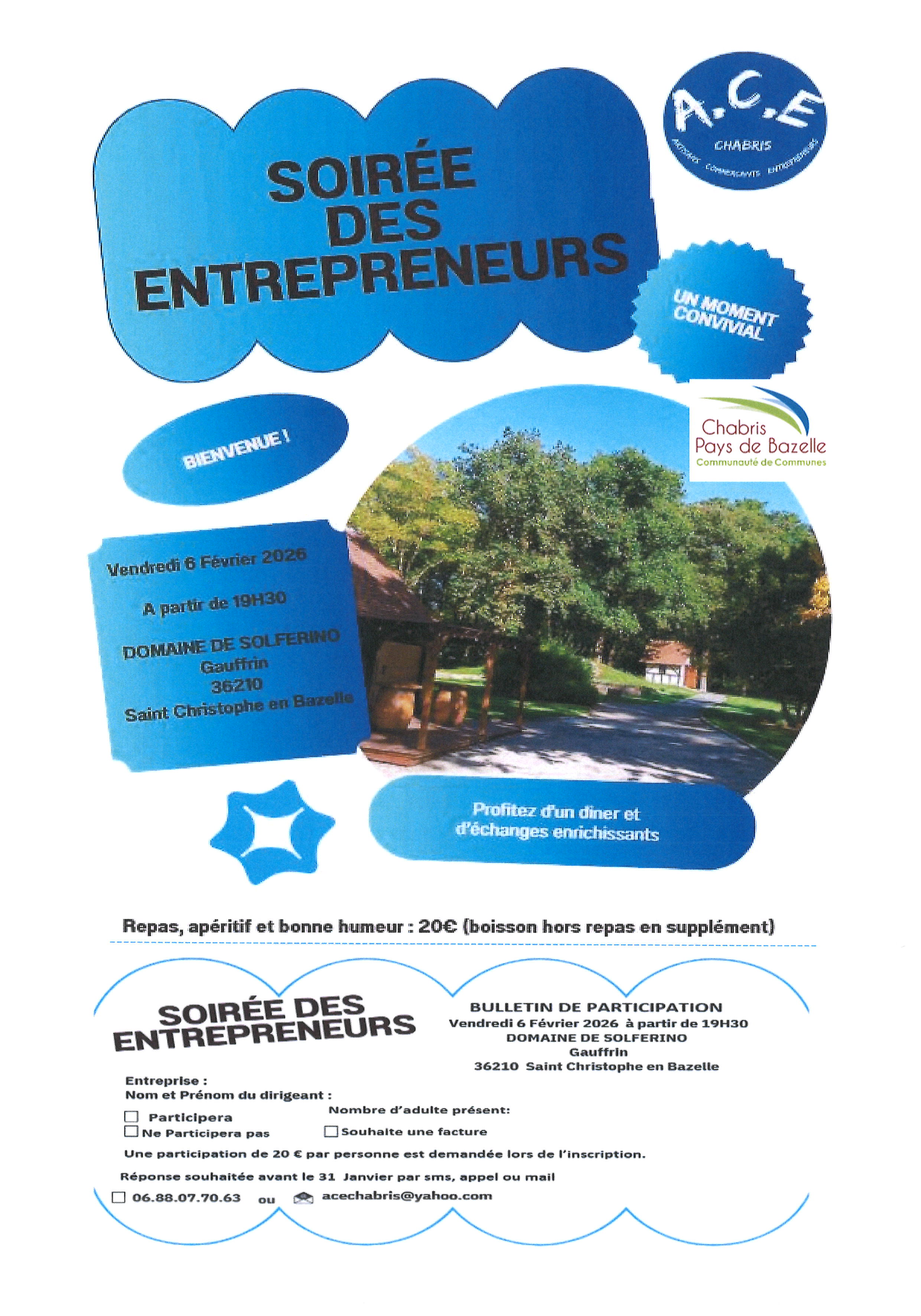 ACE : soirée des entrepreneurs