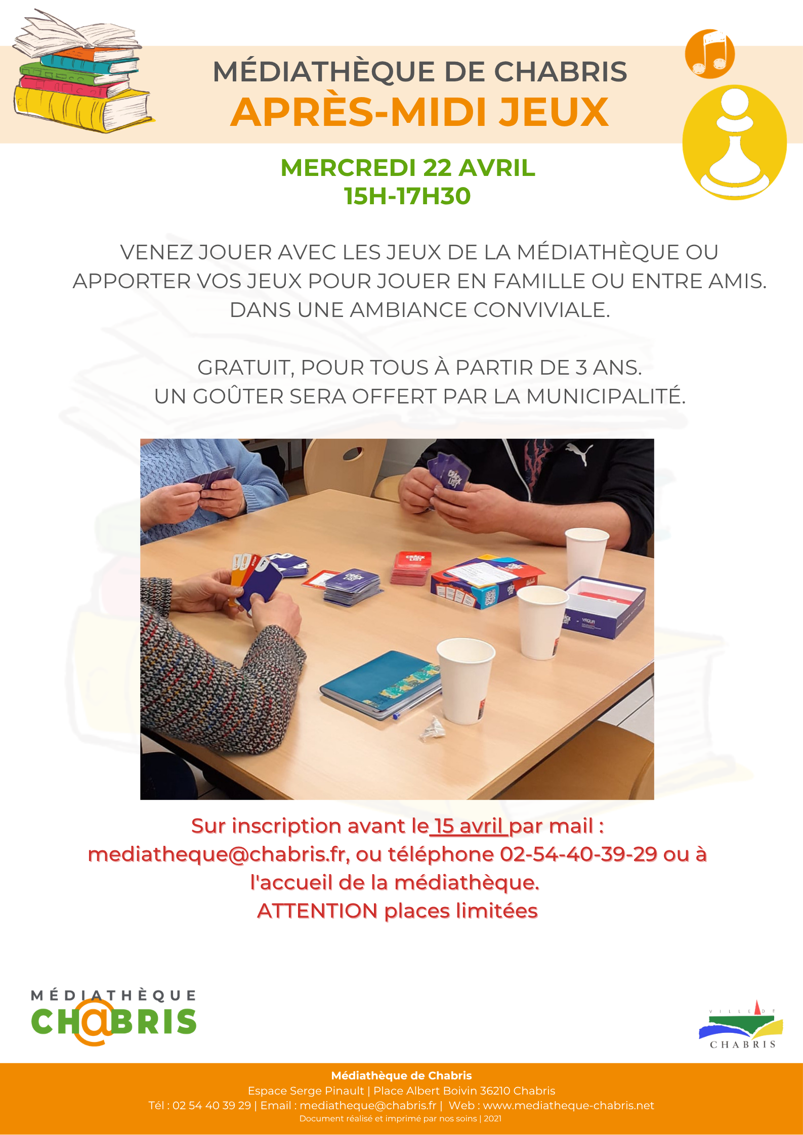 Médiathèque : après-midi jeux