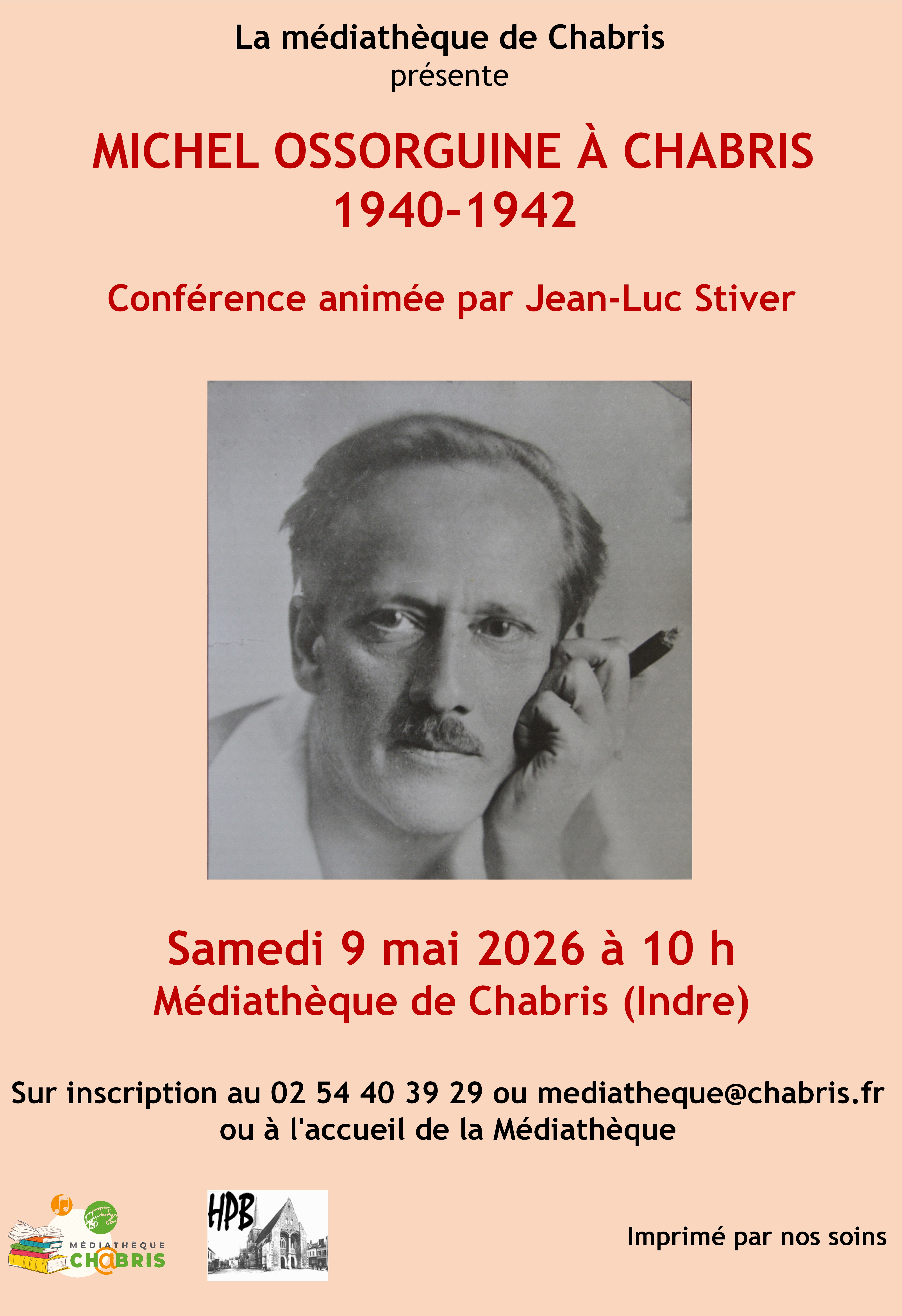 Médiathèque : conférence Ossorguine