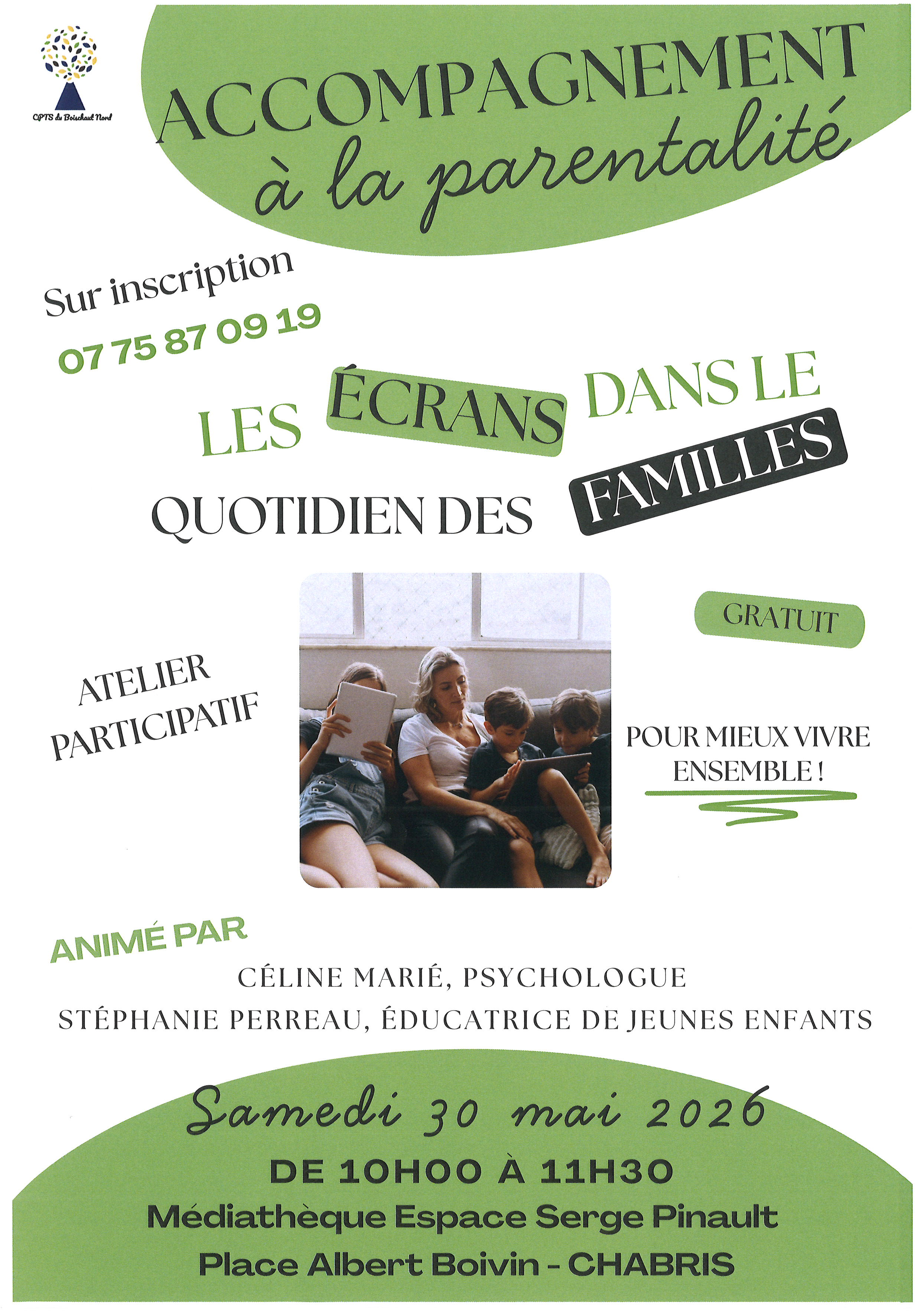 Médiathèque : accompagnement à la parentalité