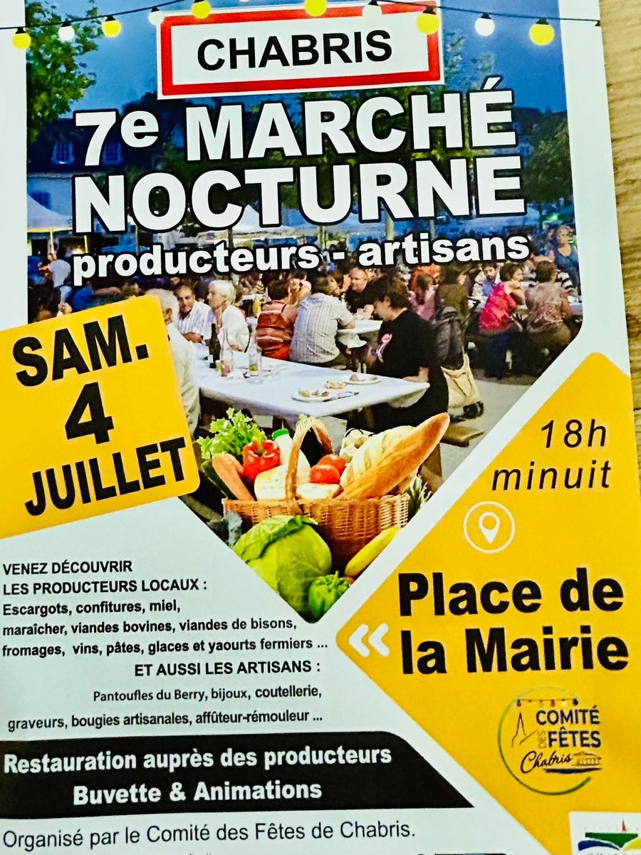 Comité des fêtes : marché nocturne