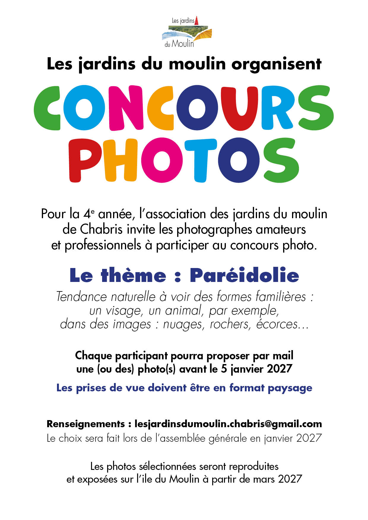 Les jardins du Moulin : concours photos