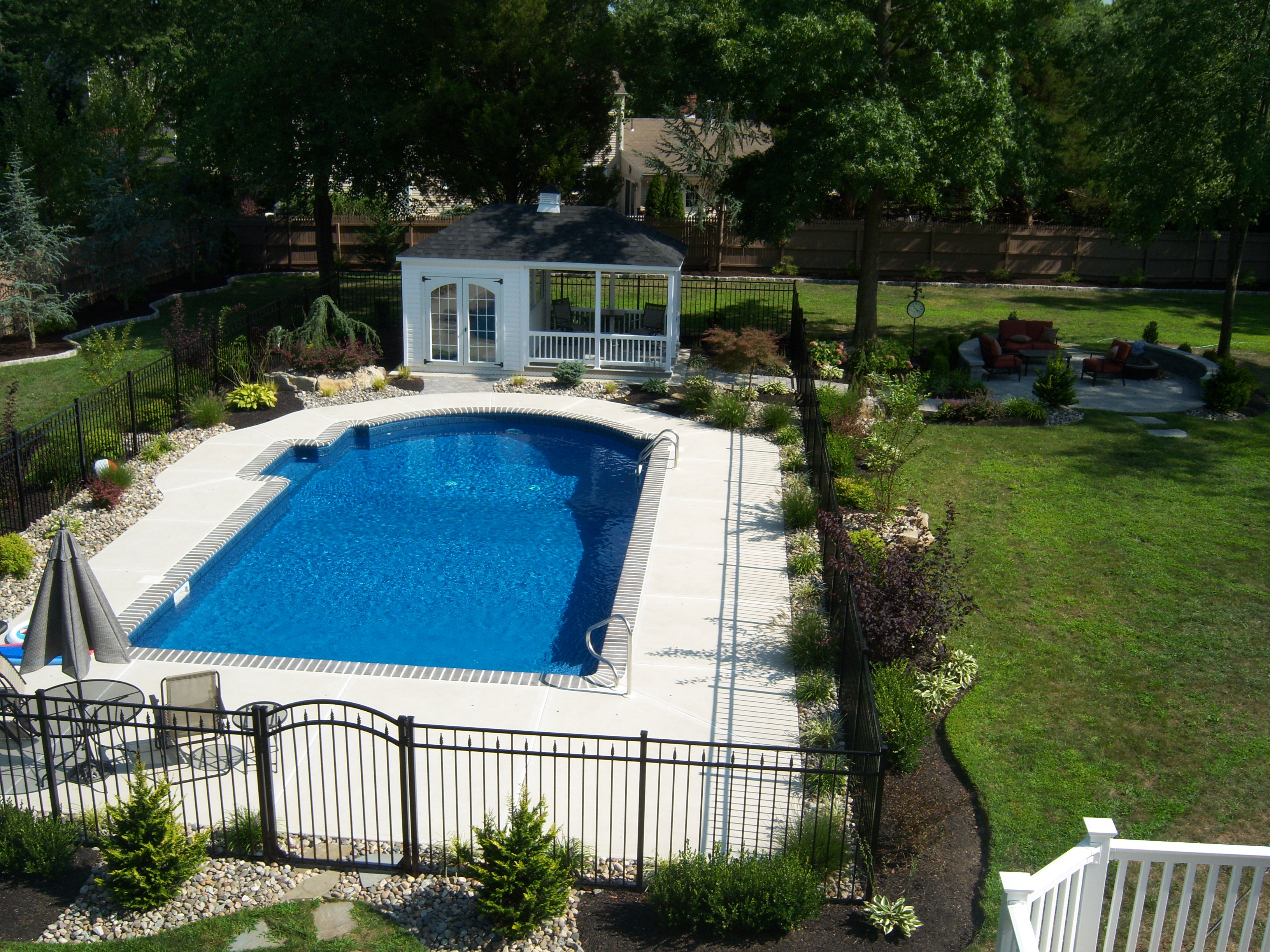 Swimming pool landscape design luxury swimming pool landscape designs photos on wow home designing of swimming pool landscape design