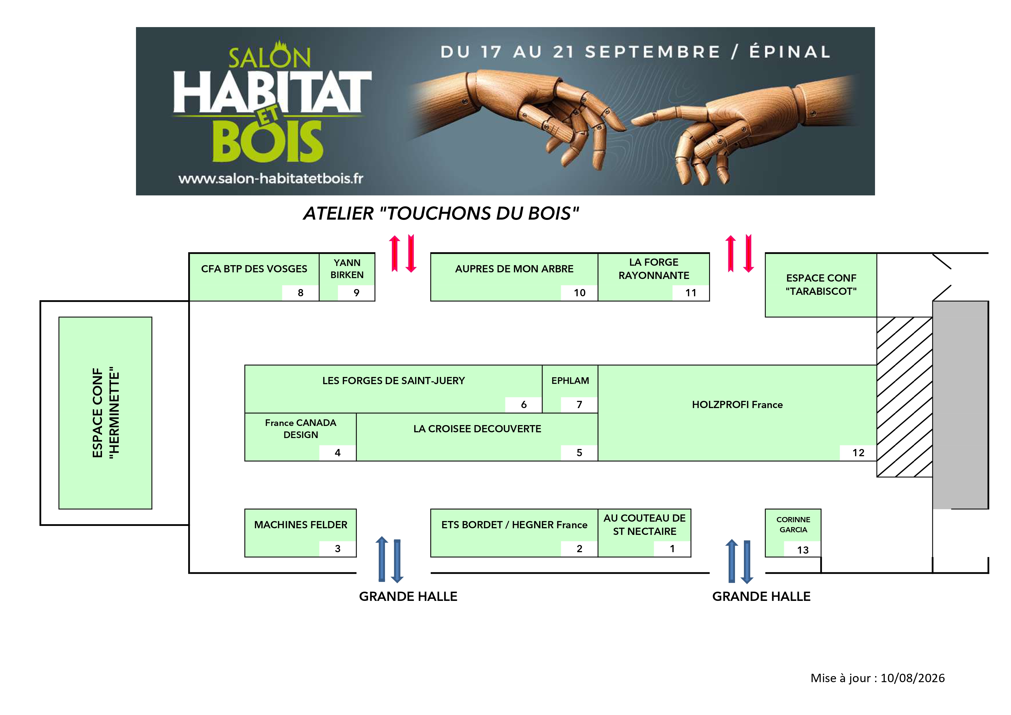 Le plan su salon Atelier "Touchons du Bois" 2026