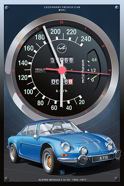 Horloge-aiguilles-Face-alpine-Fw