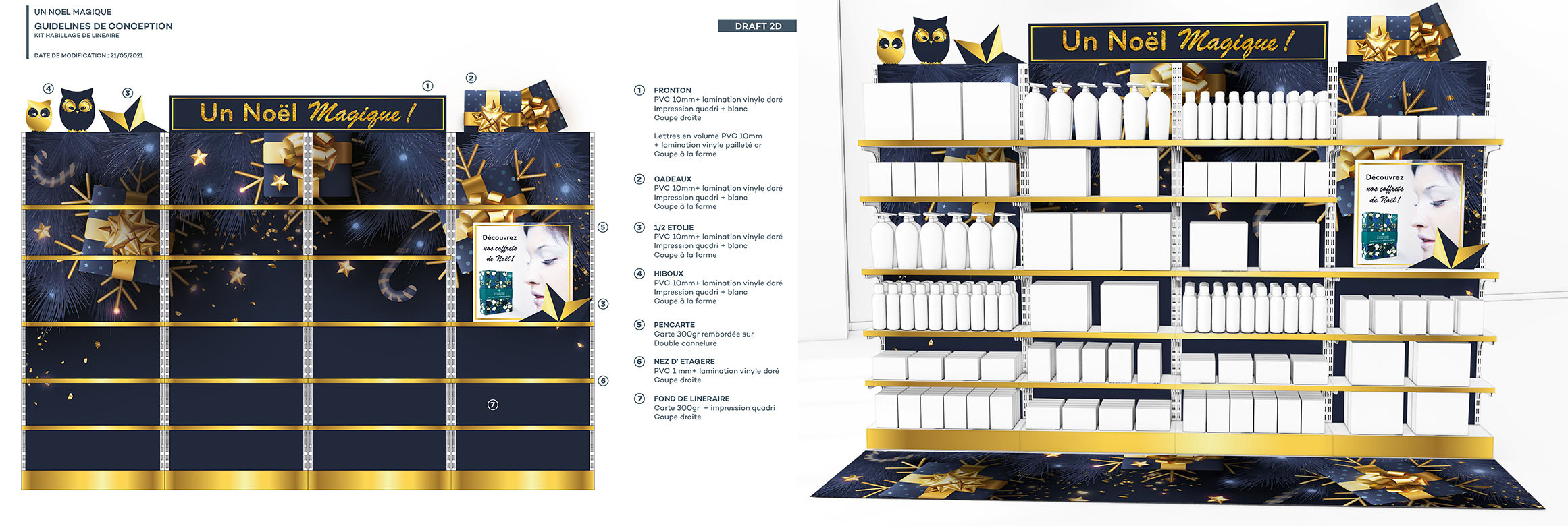Habillage noel concept
