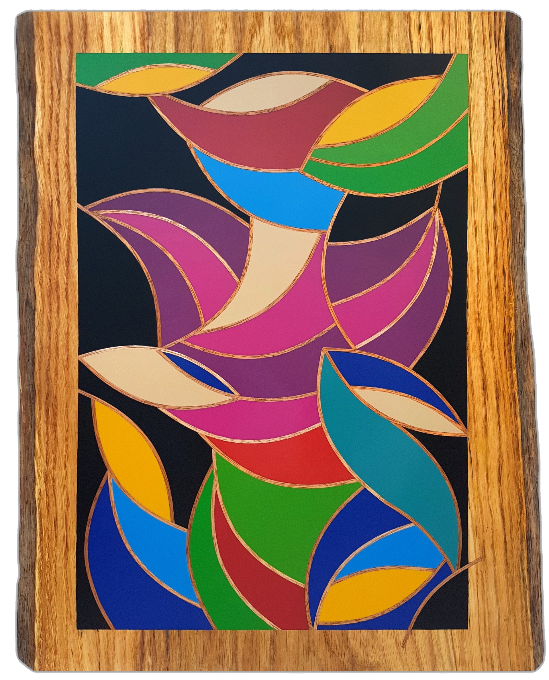 Bella Donna par David Vereecken : œuvre Selestica en bois-résine évoquant une silhouette féminine élégante.

