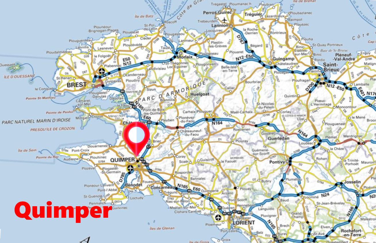 Carte bretagne
