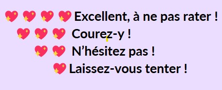 Capture d ecran coeurs