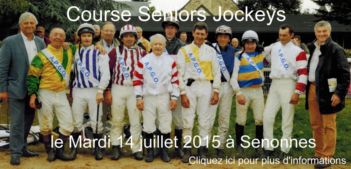 Course Séniors Jockeys - Liste des partants