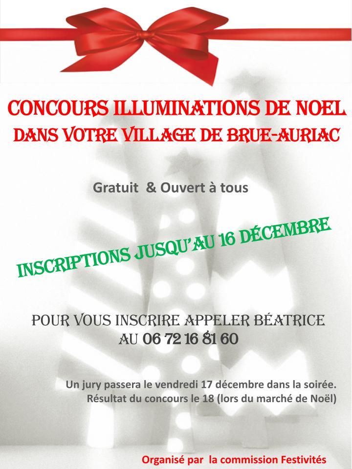 Concours d'illumination de Noël