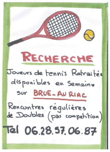 recherche joueurs de tennis