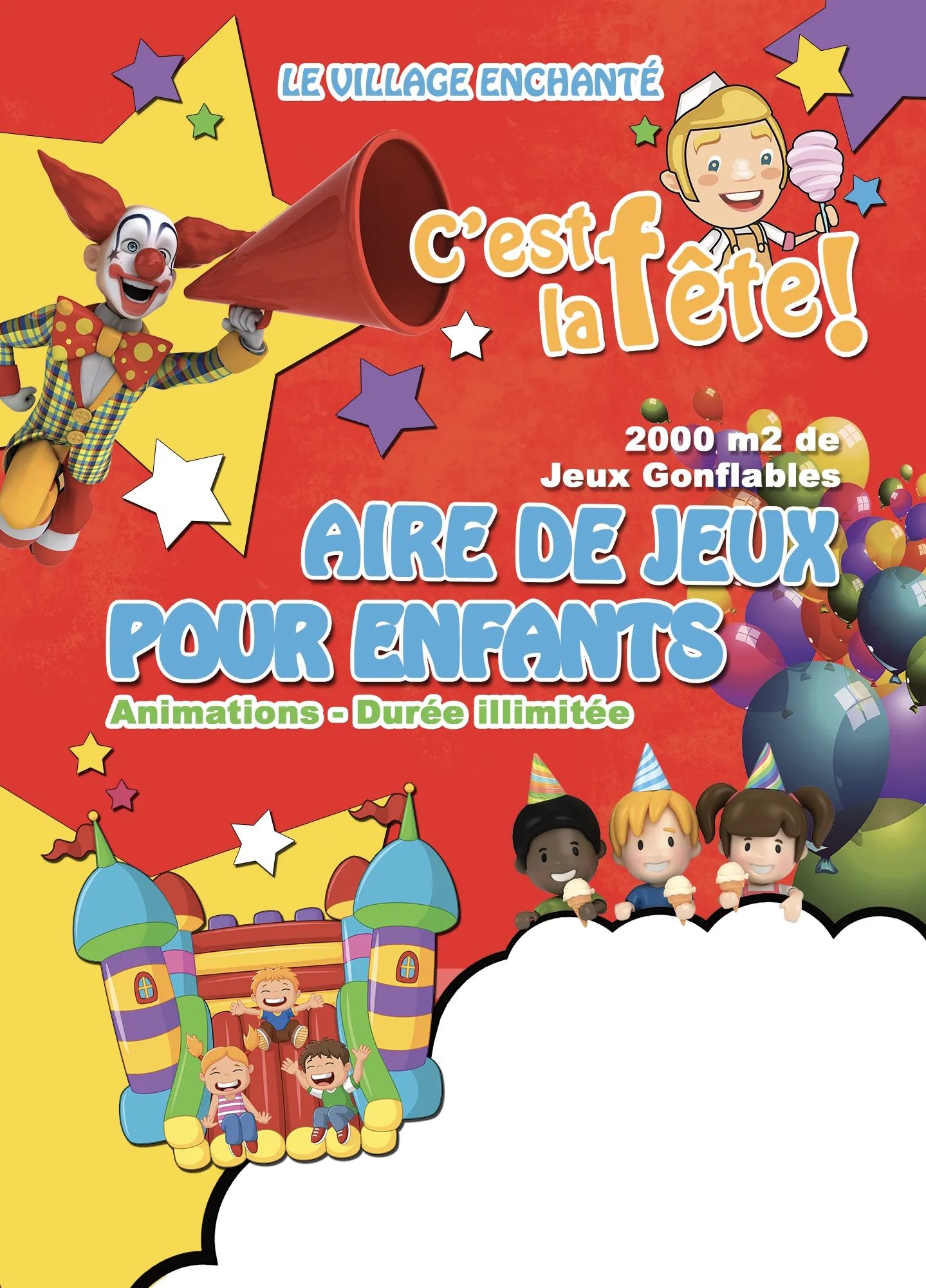 Jeux gonflables pour enfants