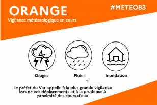 vigilance ORANGE orages et pluie-inondation