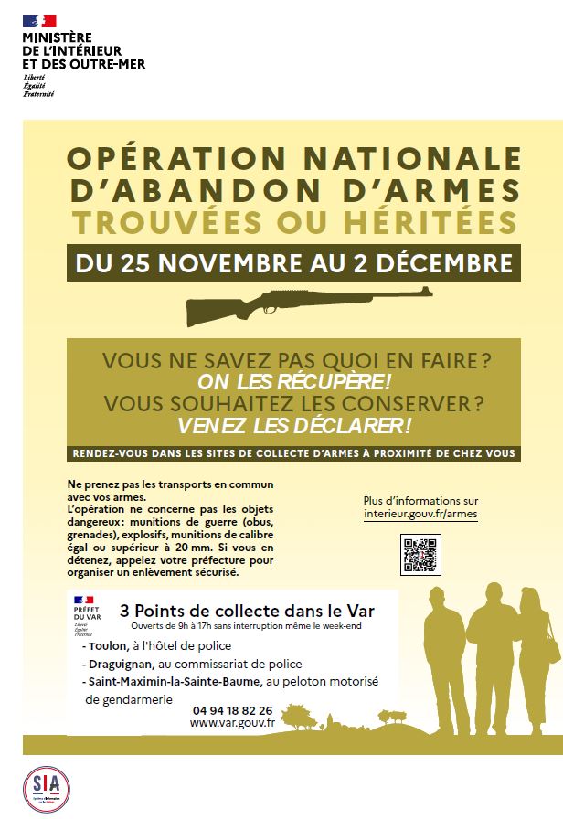 Opération Nationale d’Abandon d'Armes trouvées ou héritées
